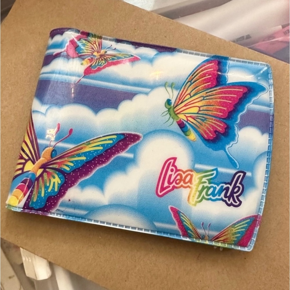 Rare Lisa Frank Colorful Butterfly Wallet
